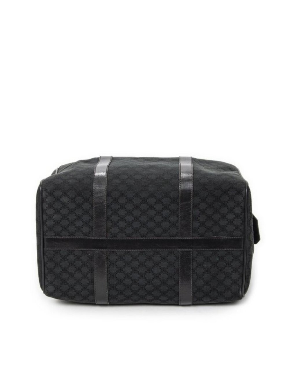 Celine Vintage Boston Black Macadam Canvas Shoulder Bag - Picture 6 of 10